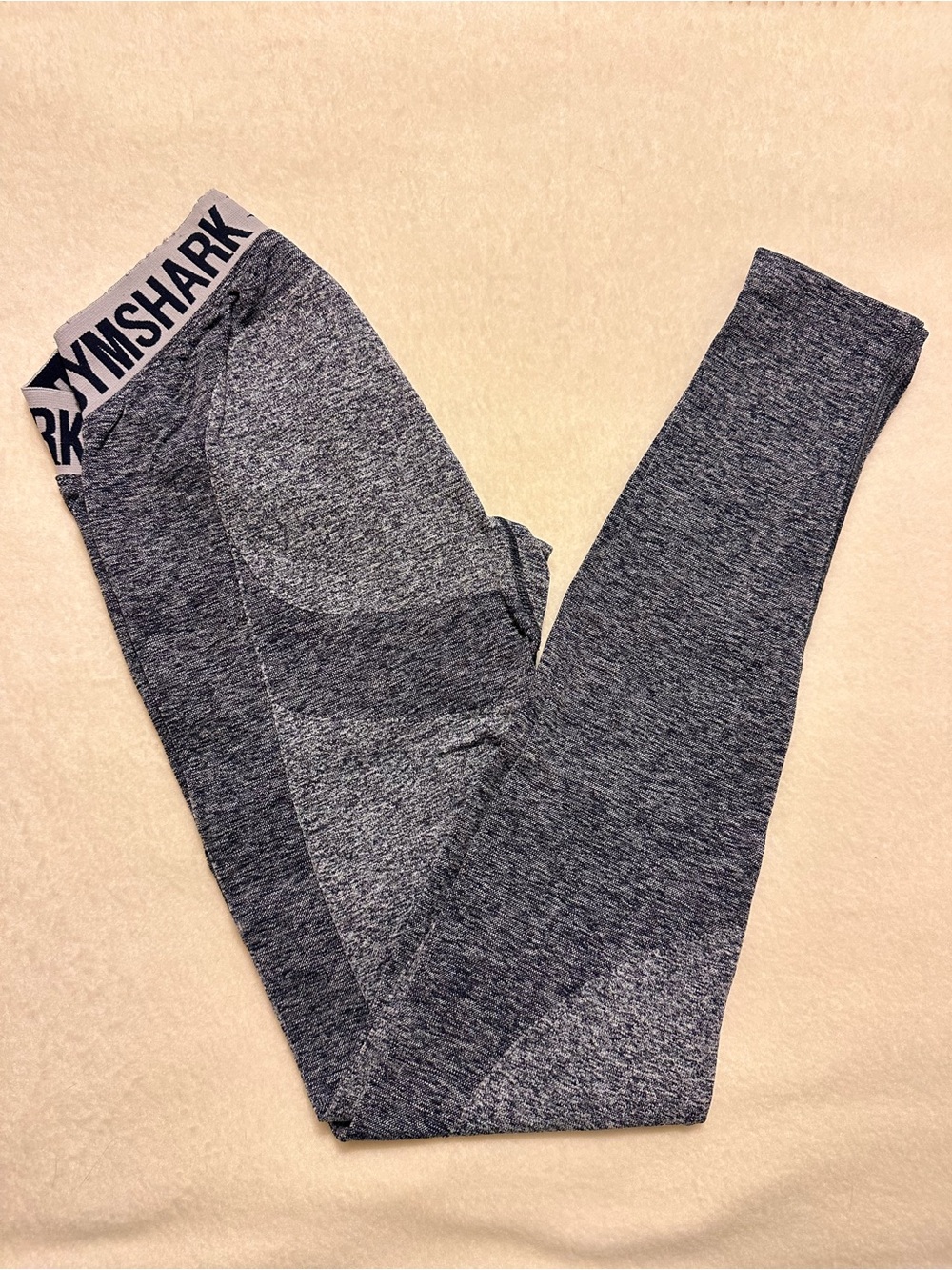 Gymshark Blue/Gray Seamless Athletic Leggings